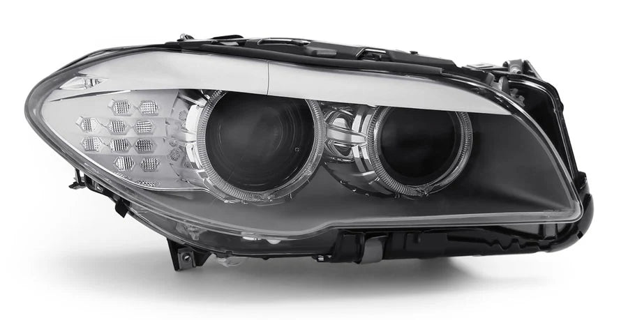 BMW 5 Series Saloon 2010 to 2013 Headlamp Bi-Xenon Type With LED Daytime Running Lamp (Not Adaptive) Driver Side R